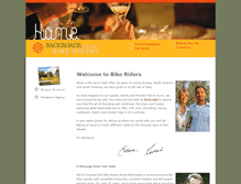 Tablet Screenshot of bikeriderstours.com